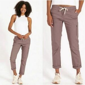 Vuori Ripstop Pants Organic Cotton Like Mauve Women’s Size Small